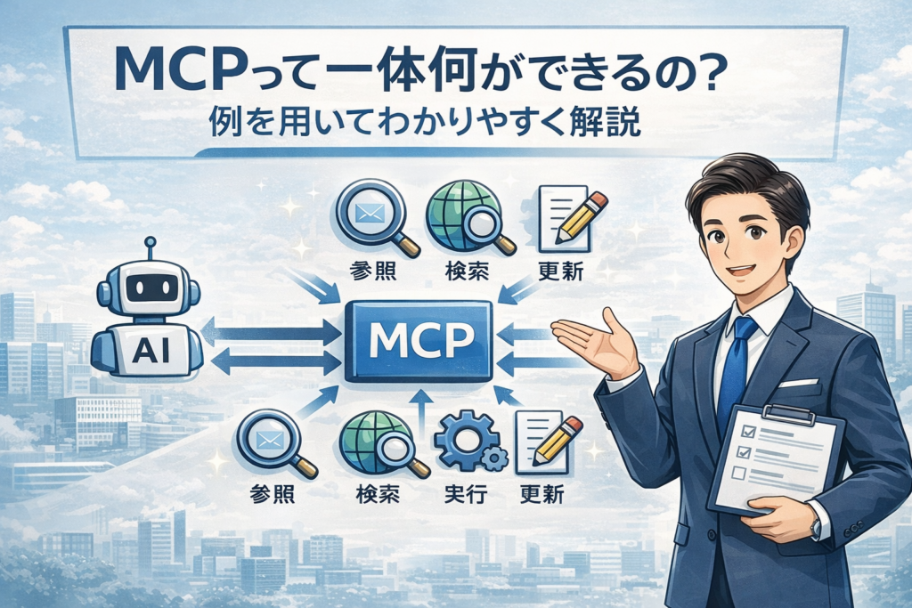 MCPって一体何ができるの？例を用いてわかりやすく解説