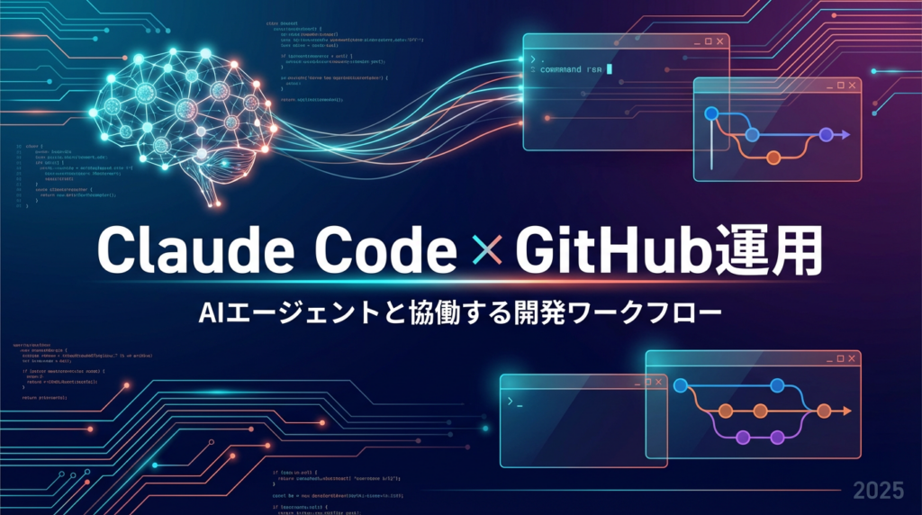 Claude Code × GitHub運用：AIエージェントと協働する開発ワークフロー